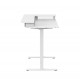 Γραφειο E-DESK ZWL 120X60 / Ρυθμιζομενο Υψος / Συρταρι Αποθηκευσης Χρωμα Λευκο 