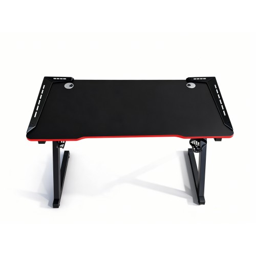 GAMING ΓΡΑΦΕΙΟ / GAME TABLE  BLACK RED DESKTOP 120×60×75 CM