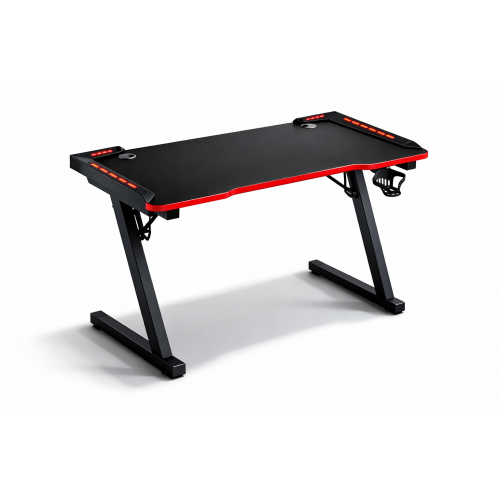 GAMING ΓΡΑΦΕΙΟ / GAME TABLE  BLACK RED DESKTOP 120×60×75 CM