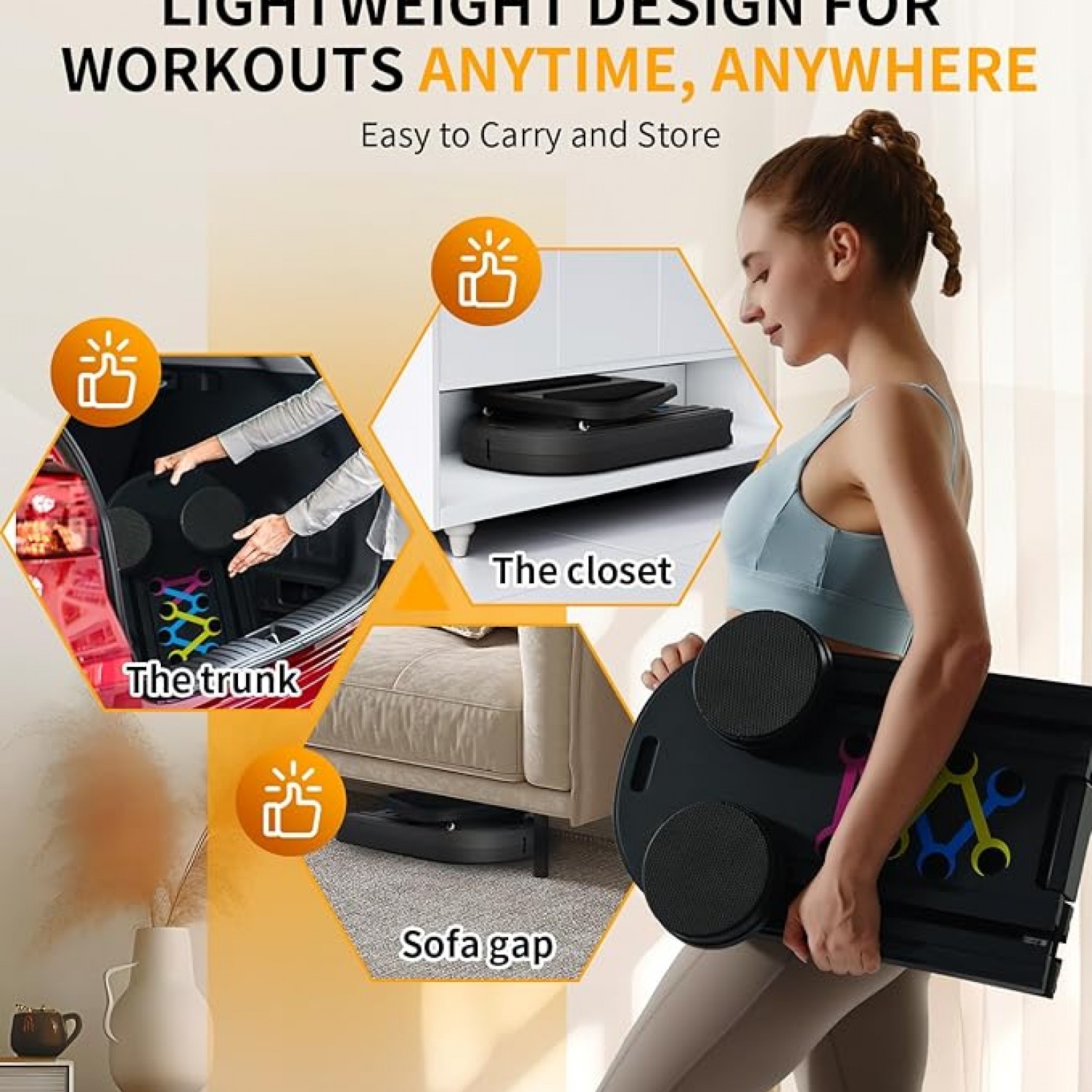 Multi-Function Push Up Board με Λάστιχα Αντίστασης & Σύστημα Ολίσθησης – Full Body Training