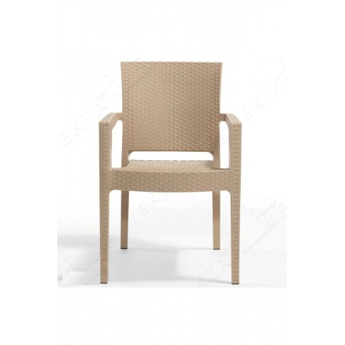 ΠΟΛΥΘΡΟΝΑ BARCELONA ΠΟΛΥΠΡΟΠΥΛΕΝΙΟΥ RATTAN CAPPUCCINO