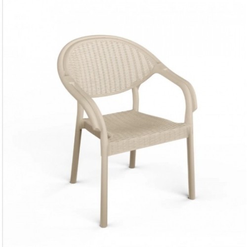 ΠΟΛΥΘΡΟΝΑ PALMA ΠΟΛΥΠΡΟΠΥΛΕΝΙΟΥ RATTAN CAPPUCCINO