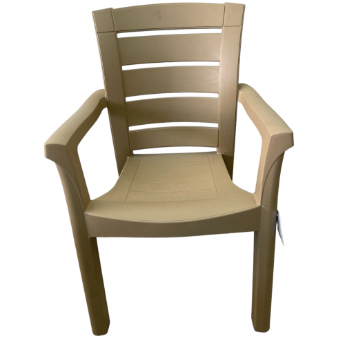 ΠΟΛΥΘΡΟΝΑ BERLIN DESIGN POLYWOOD ΠΟΛΥΠΡΟΠΥΛΕΝΙΟΥ CAPPUCCINO
