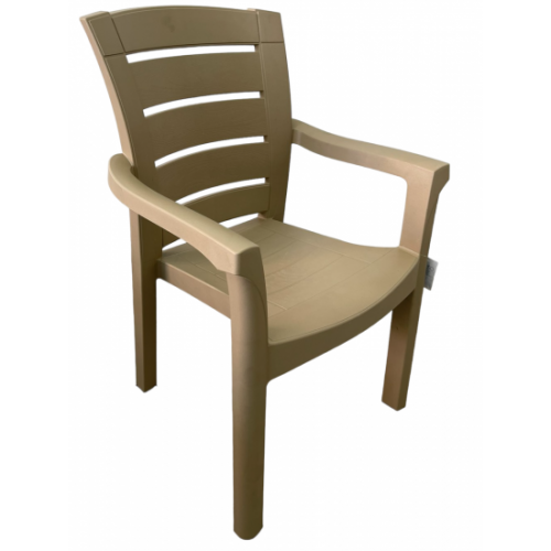 ΠΟΛΥΘΡΟΝΑ BERLIN DESIGN POLYWOOD ΠΟΛΥΠΡΟΠΥΛΕΝΙΟΥ CAPPUCCINO