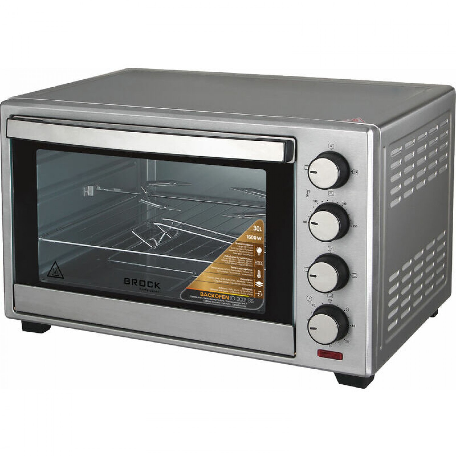 Ηλεκτρικο φουρνακι  30λιτρα 1600w  3001 ss
