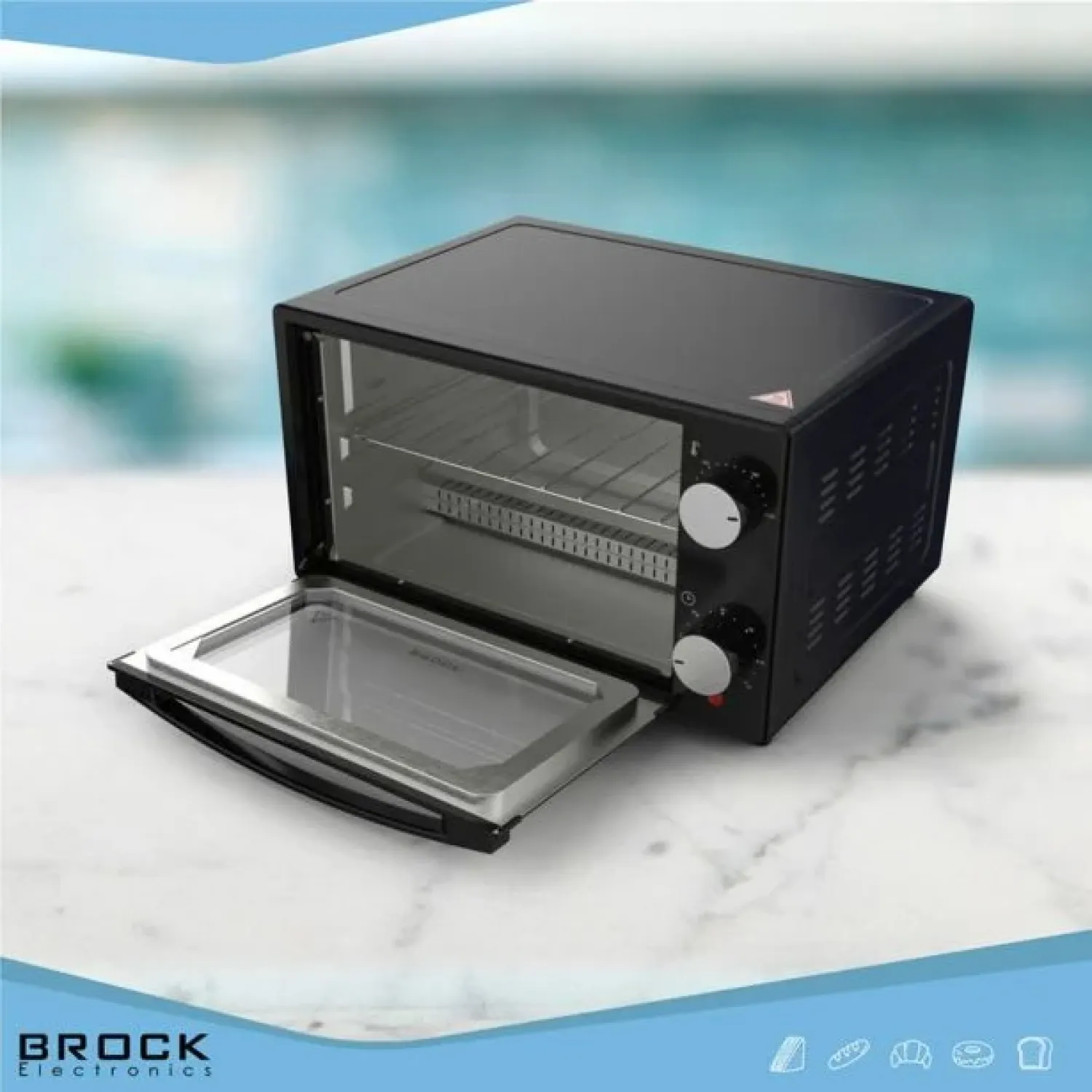 Ηλεκτρικό mini φουρνάκι  backofen 9λιτρα 650w  9001B
