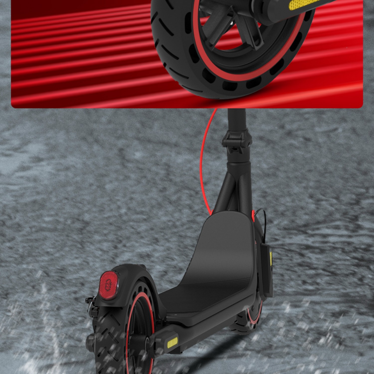 Ηλεκτρικό πατίνι 36V 350W με 25km/h max ταχύτητα και αυτονομία 30km μαύρο