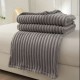 Κουβέρτα fleece 220x240cm ως ριχτάρι σε καναπέ
